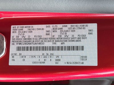 2026 Ford Escape Active