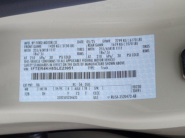 2025 Ford Ranger Lariat