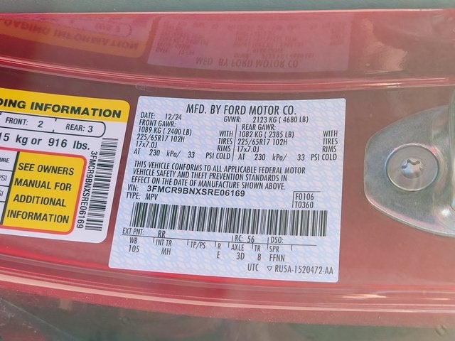 2025 Ford Bronco Sport Big Bend