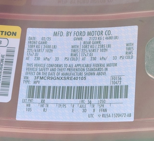 2025 Ford Bronco Sport Heritage