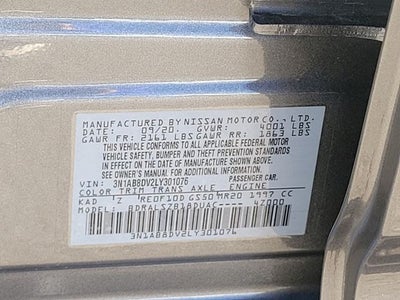 2020 Nissan Sentra SR