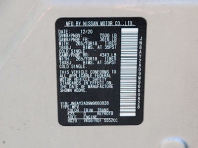 2021 Nissan Armada SV