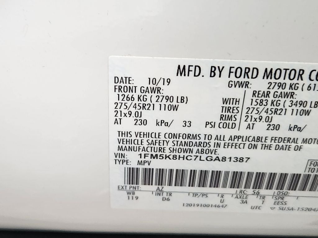 2020 Ford Explorer Platinum