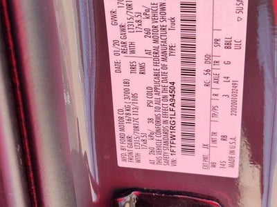 2020 Ford F-150 Raptor