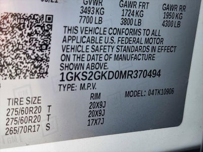 2021 GMC Yukon XL 4WD SLT