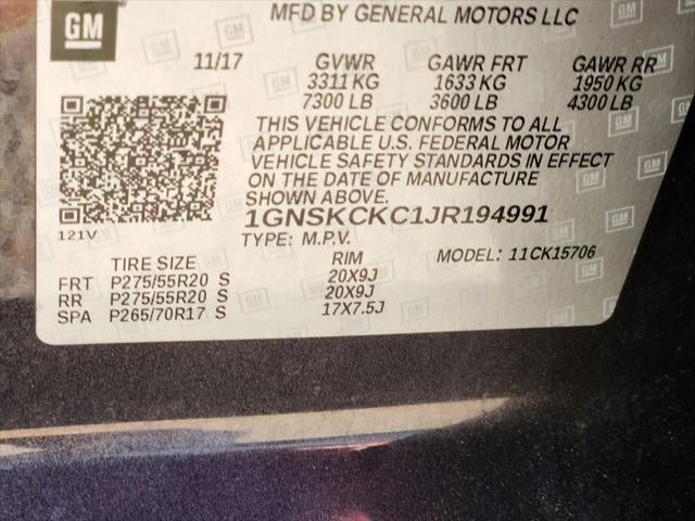 2018 Chevrolet Tahoe Premier