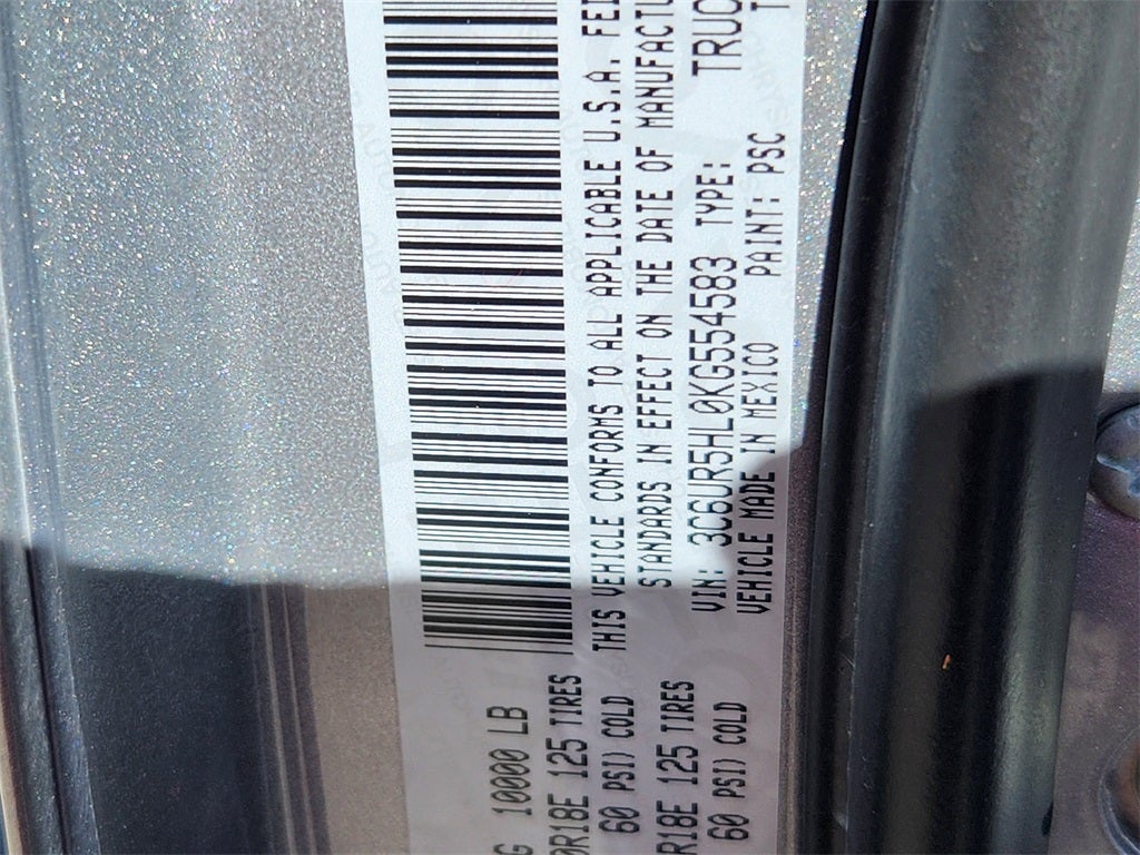 2019 RAM 2500 Tradesman Crew Cab 4x4 8' Box