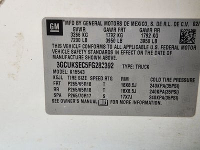 2015 Chevrolet Silverado 1500 2LZ