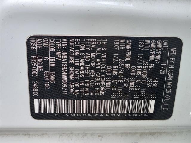 2021 Nissan Rogue SV FWD