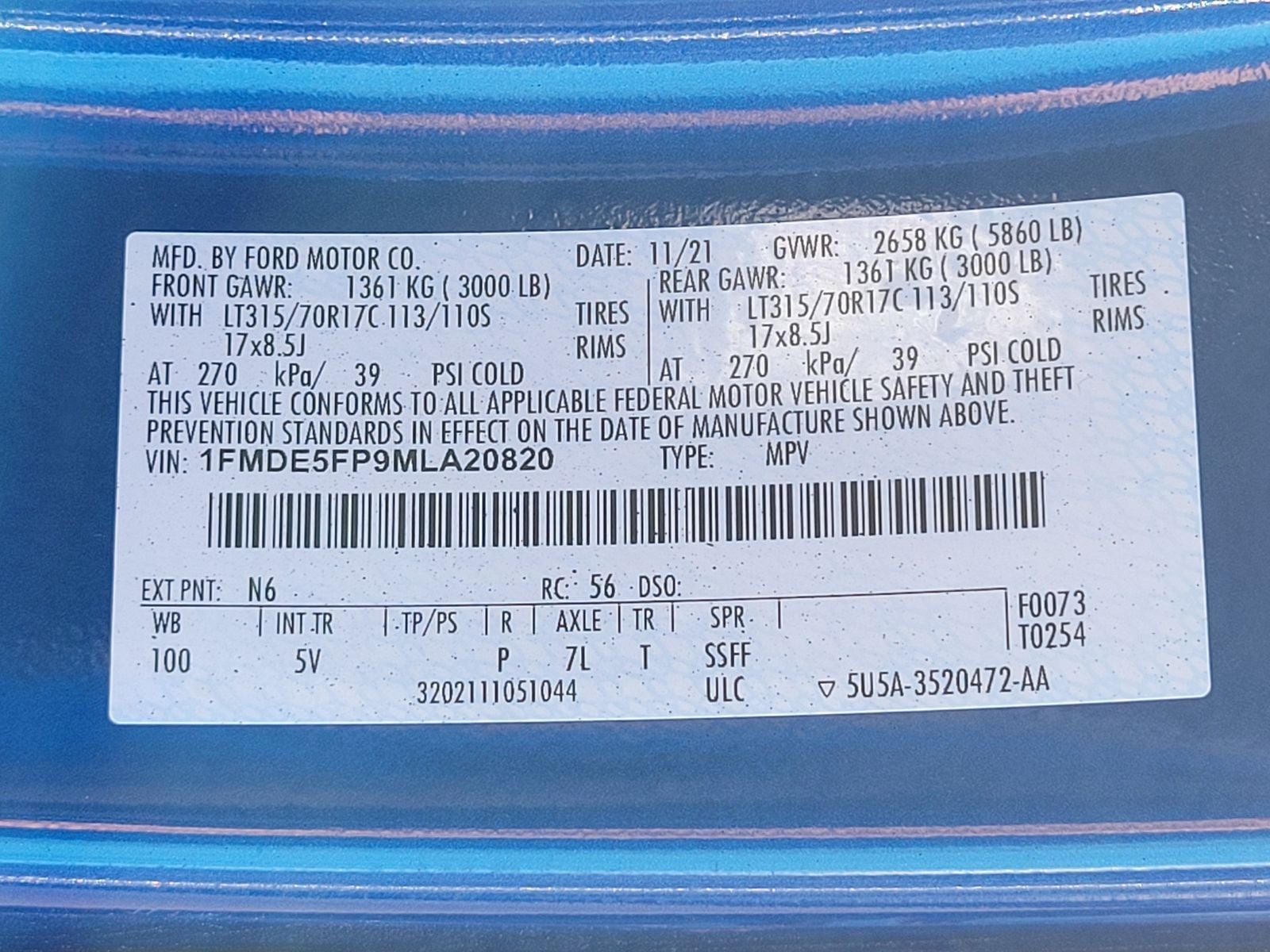 2021 Ford Bronco First Edition