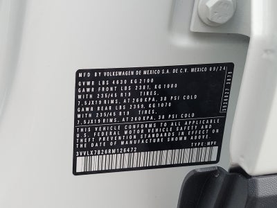 2024 Volkswagen Taos 1.5T SE Black