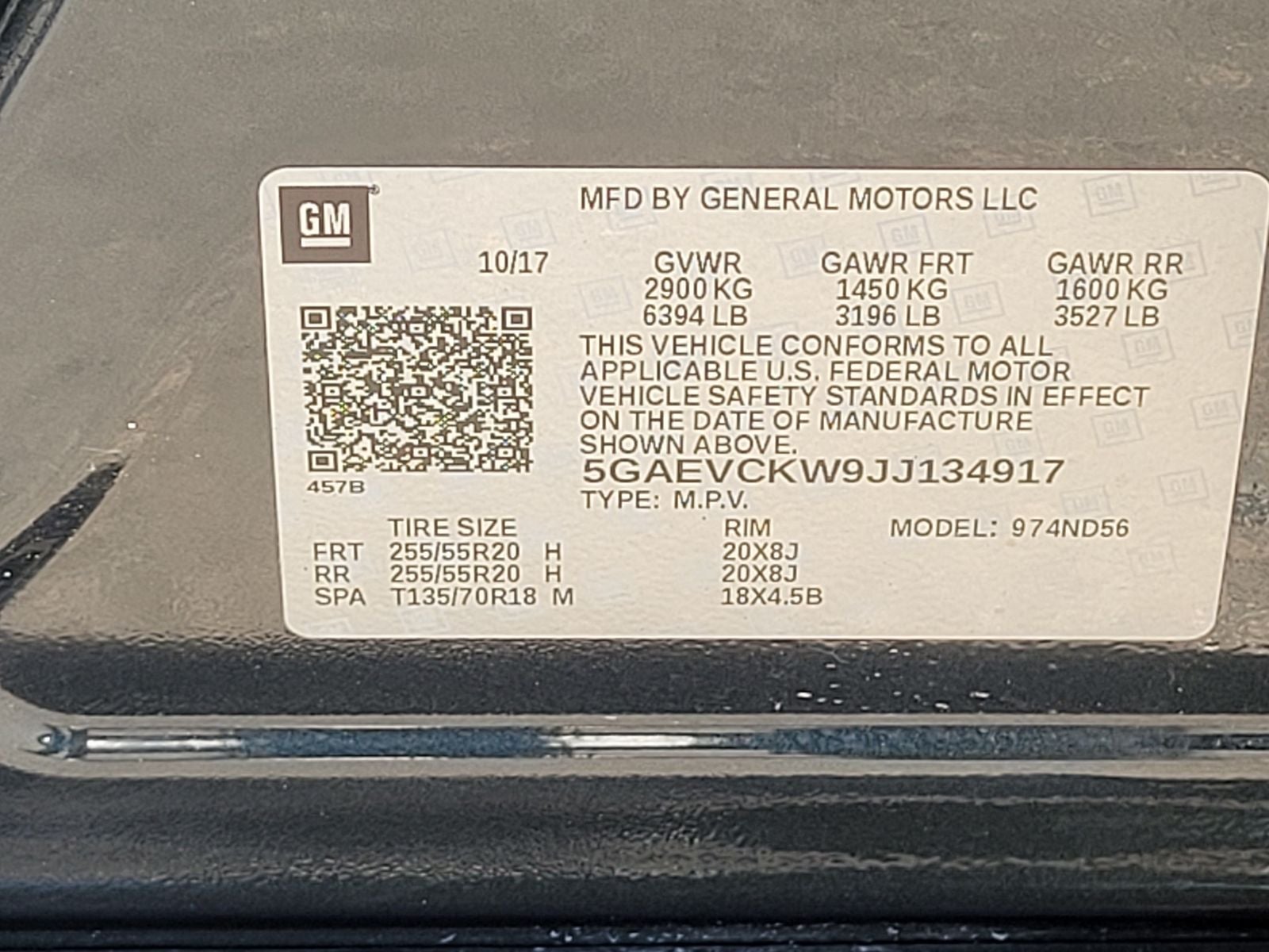 2018 Buick Enclave Avenir