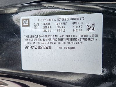 2012 Chevrolet Camaro 2LT