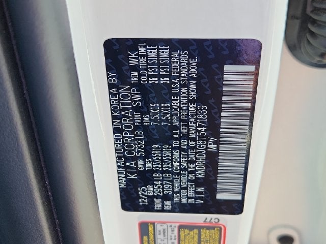 2026 Kia Sorento Hybrid EX