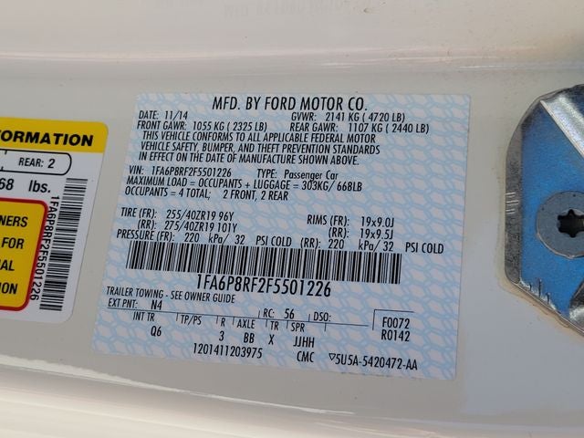 2015 Ford Mustang GT 50 Years Limited Edition