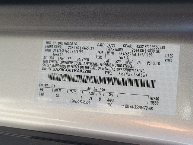 2026 Ford Transit-350 XLT