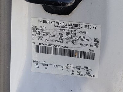 2012 Ford F-550SD XLT DRW