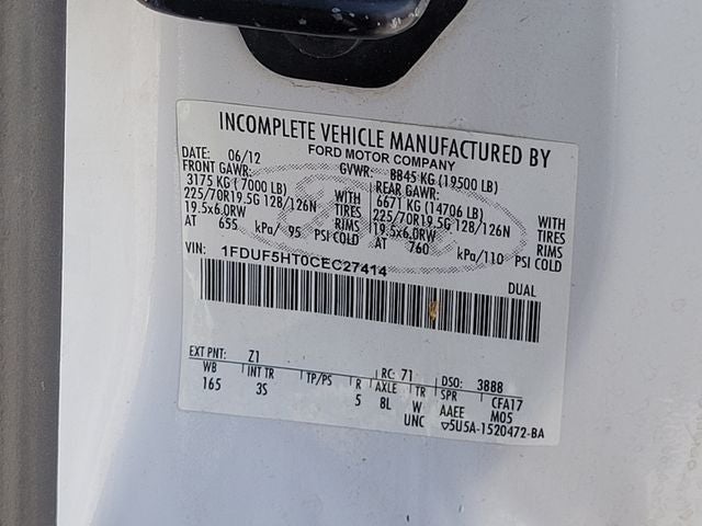 2012 Ford F-550SD XLT DRW