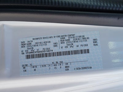 2025 Ford E-350SD Base Cutaway