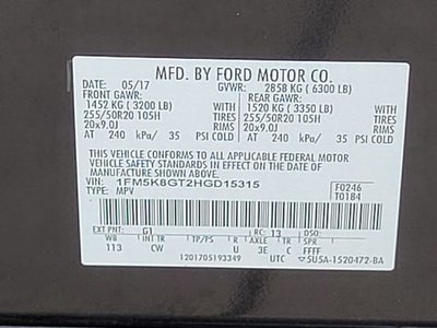 2017 Ford Explorer Sport
