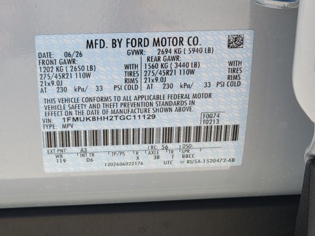 2026 Ford Explorer Platinum