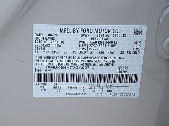 2027 Ford Explorer Platinum