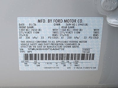 2026 Ford Explorer Platinum