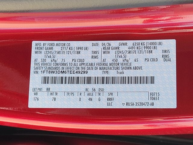 2026 Ford F-350SD Platinum DRW