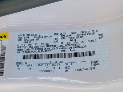 2025 Ford Ranger Lariat