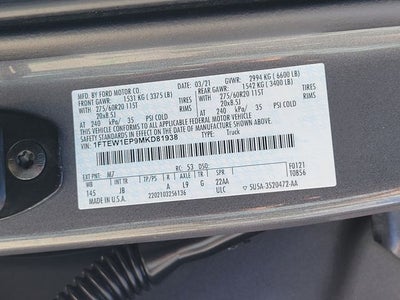2021 Ford F-150 XL