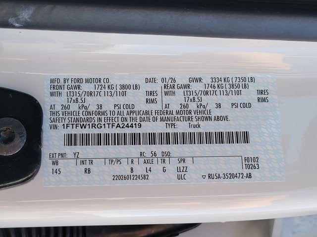 2026 Ford F-150 Raptor