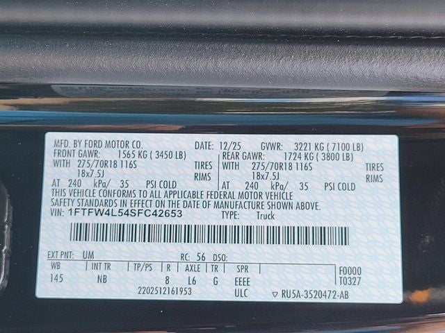 2025 Ford F-150 Tremor