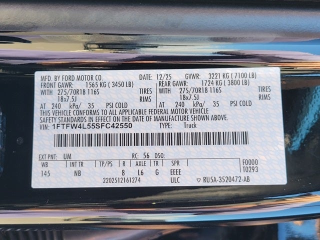 2025 Ford F-150 Tremor