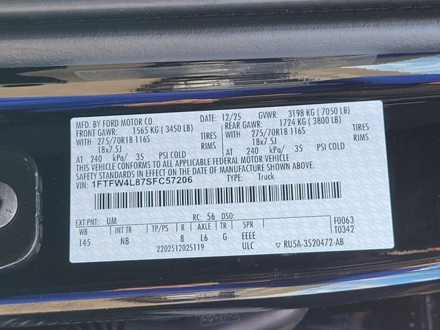 2025 Ford F-150 Tremor