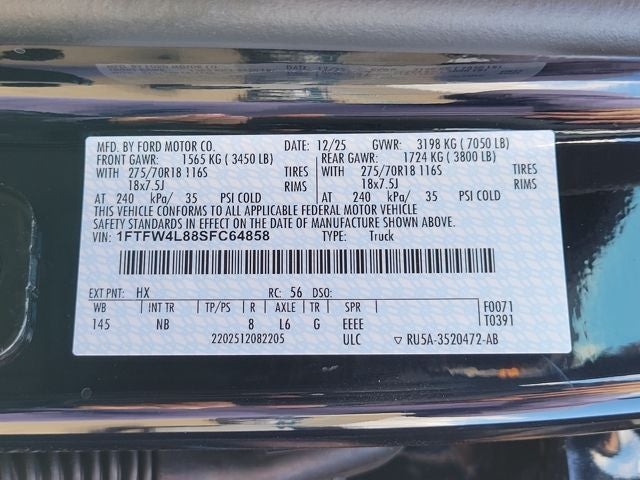 2025 Ford F-150 Tremor