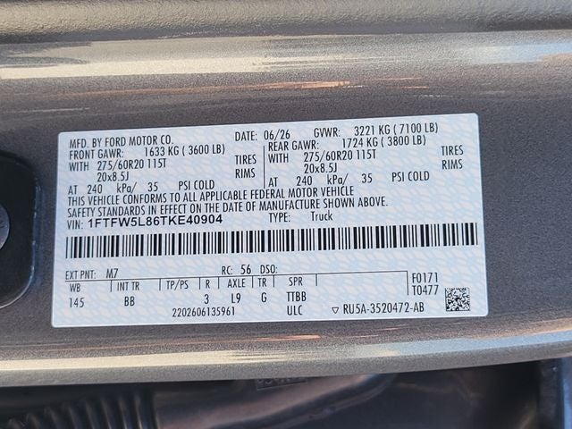 2026 Ford F-150 Lariat
