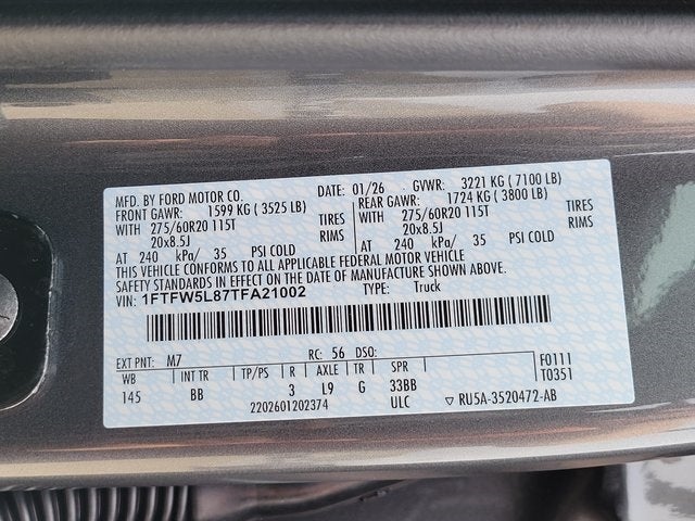 2026 Ford F-150 Lariat