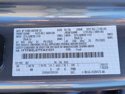 2026 Ford F-150 Lariat