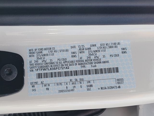 2025 Ford F-150 Platinum