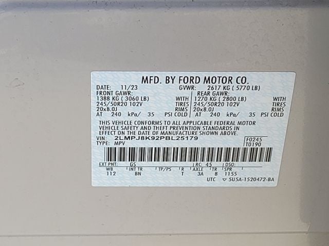 2023 Lincoln Nautilus Reserve