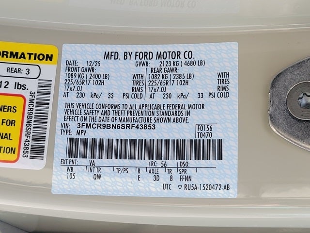 2025 Ford Bronco Sport Big Bend