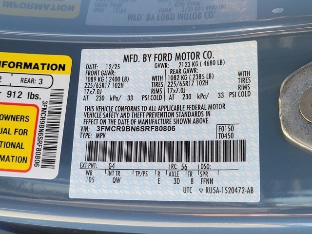 2025 Ford Bronco Sport Big Bend