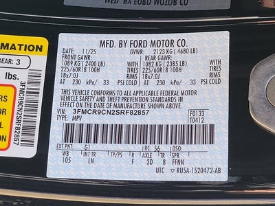 2025 Ford Bronco Sport Outer Banks