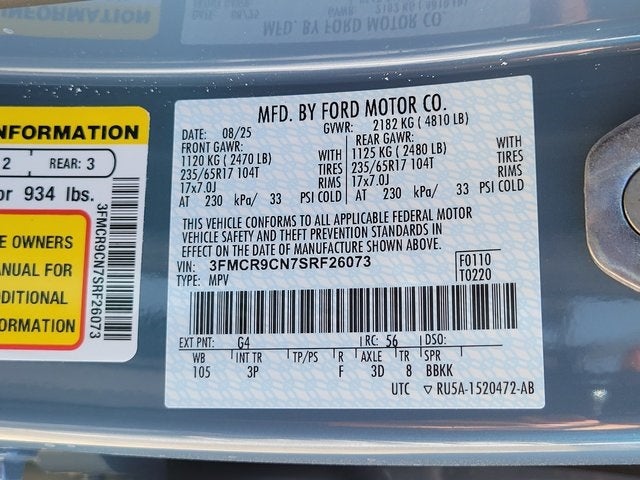 2025 Ford Bronco Sport Outer Banks