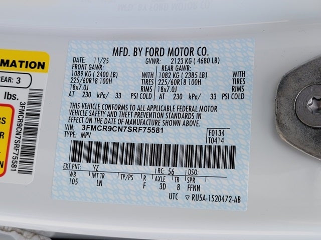 2025 Ford Bronco Sport Outer Banks