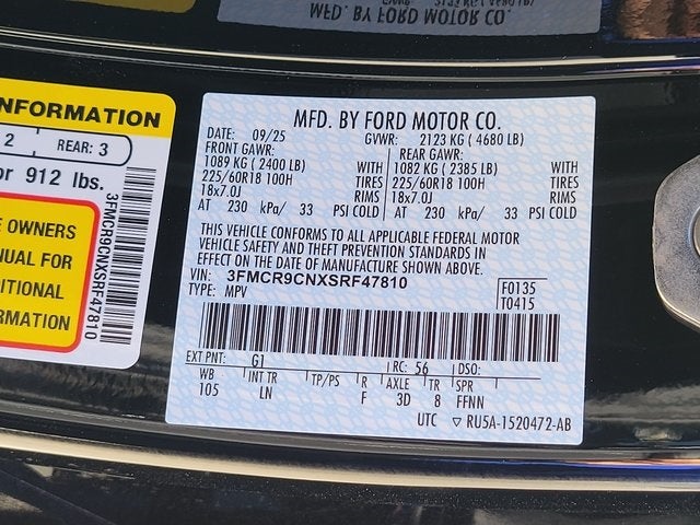 2025 Ford Bronco Sport Outer Banks