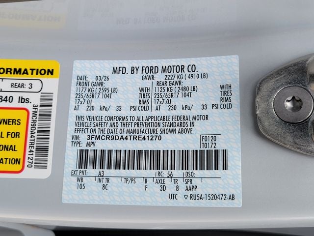 2026 Ford Bronco Sport Badlands