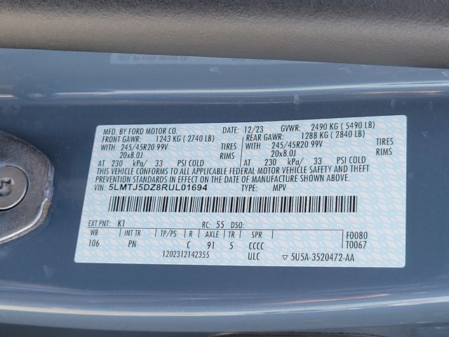 2024 Lincoln Corsair Plug-In Hybrid Grand Touring