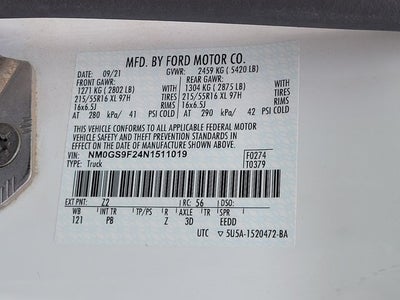 2022 Ford Transit Connect XLT