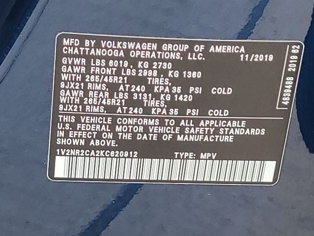 2019 Volkswagen Atlas SEL Premium 4Motion
